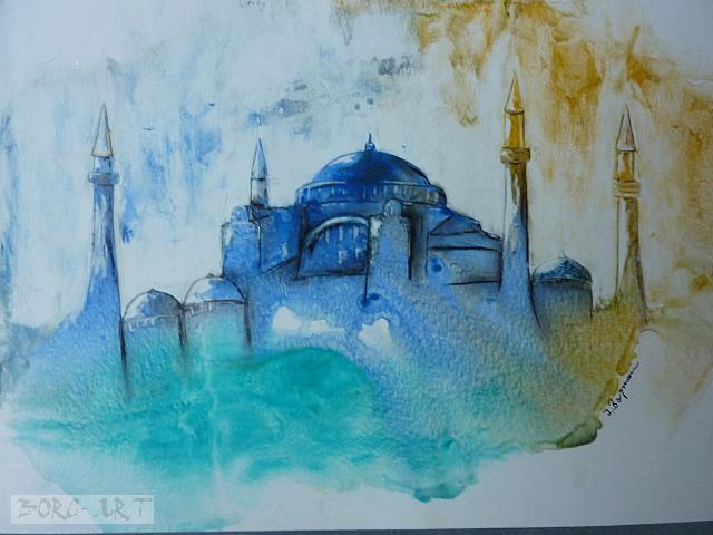 Moschee in blau